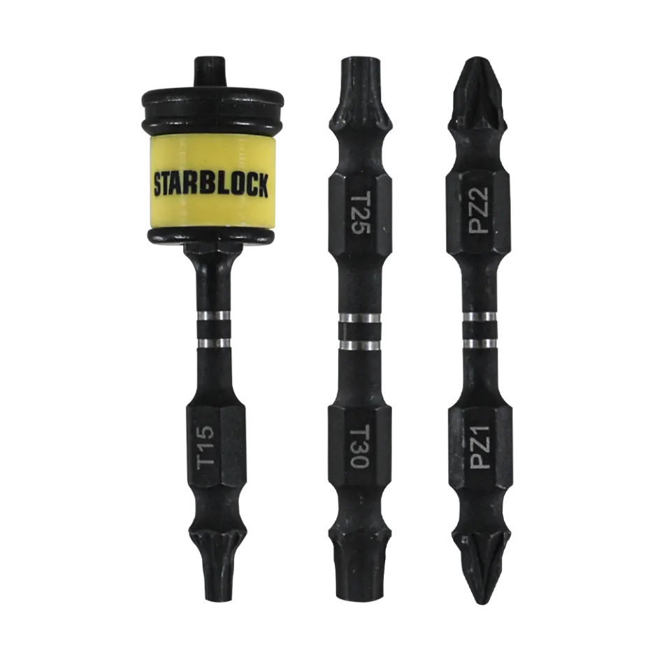 starblock-magnetring-bit-set-torx-pozidriv-60-mm-mit-3-doppel-bits image 1