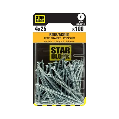 starblock-holz-spanplattenschraube-4x25-senkkopf-pozidriv-stahl-verzinkt image 2