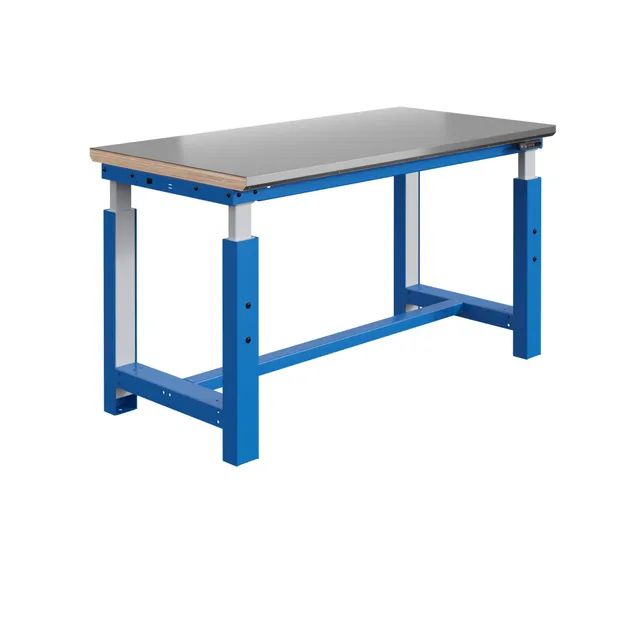 sofame-etablis-si-werkbank-multiplex-40-mm-inox-auflage-elektrisch-h-henverstell image 1