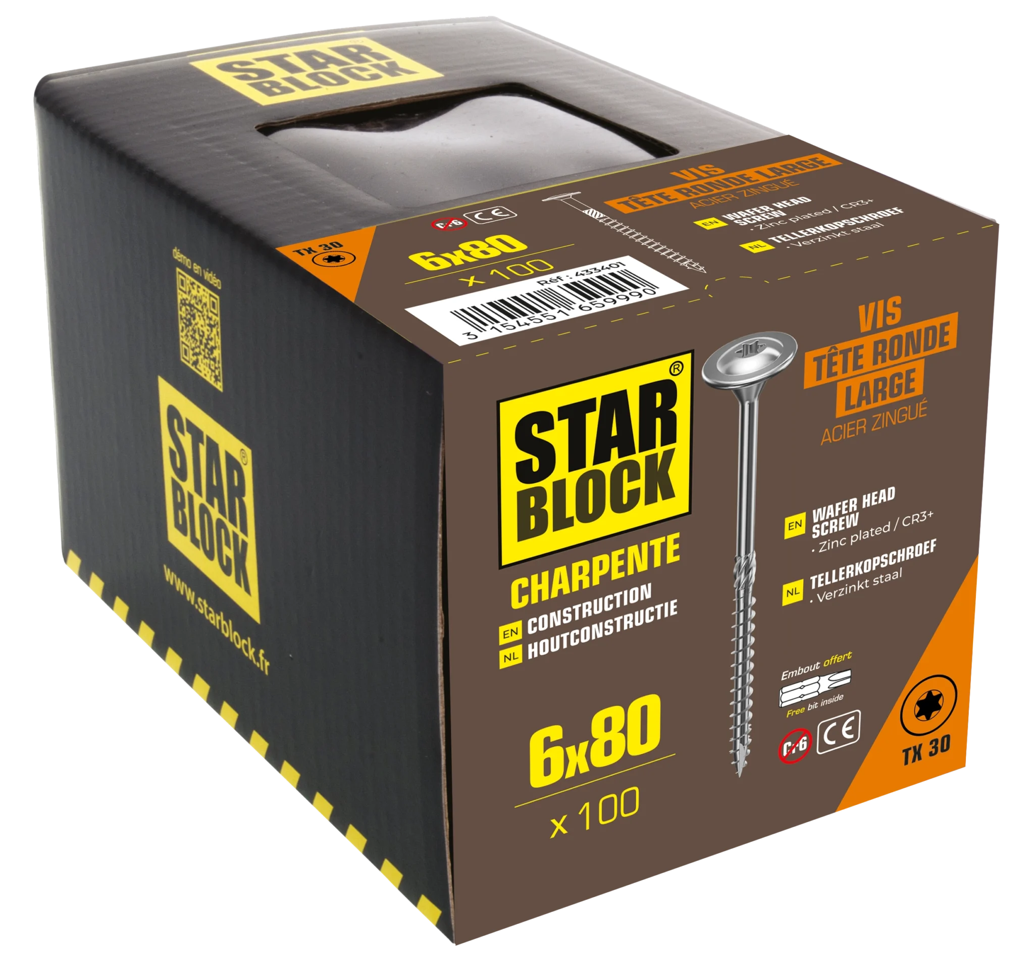 starblock-holzbauschraube-6x80-tellerkopf-torx-verzinkt image 5