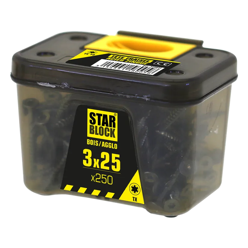starblock-holzschraube-3x25-mm-senkkopf-torx-verzinkter-stahl image 4
