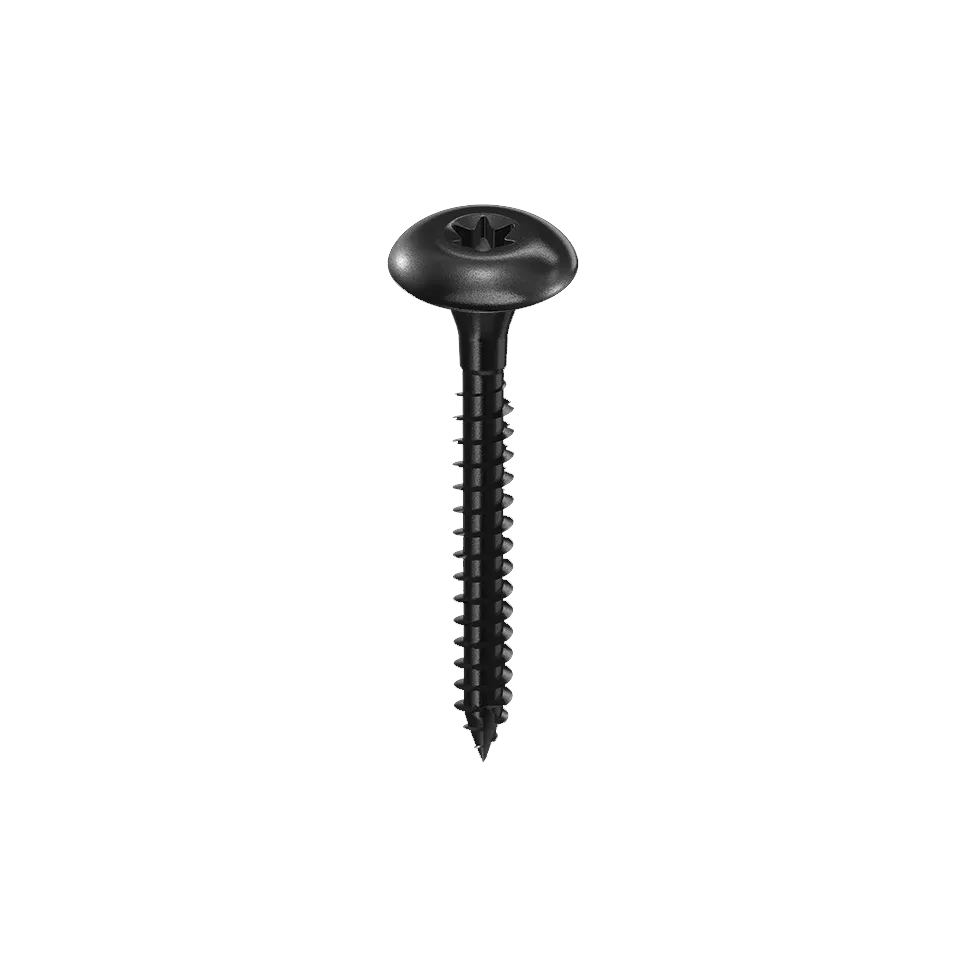starblock-ladenband-schraube-6x40-mm-torx-breiter-rundkopf-schwarz image 1