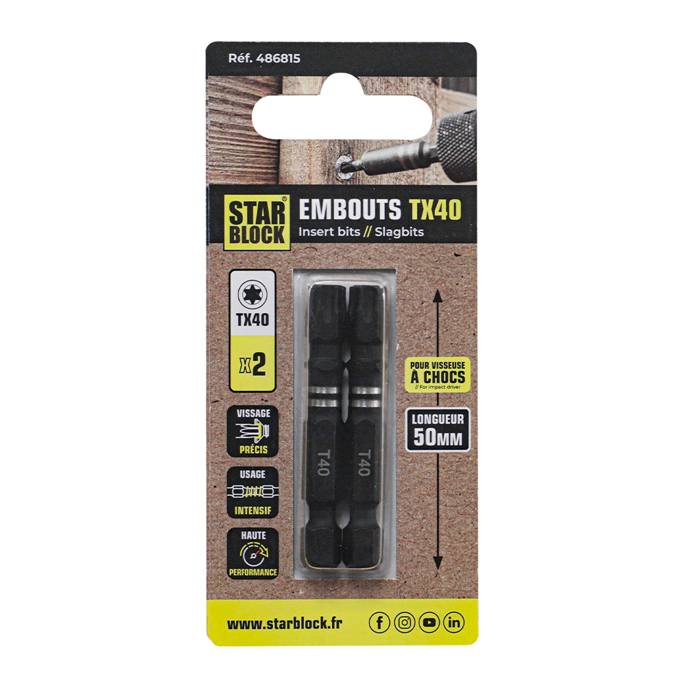 starblock-schraub-bit-torx-t40-50-mm-s2-stahl-f-r-schlagschrauber image 2