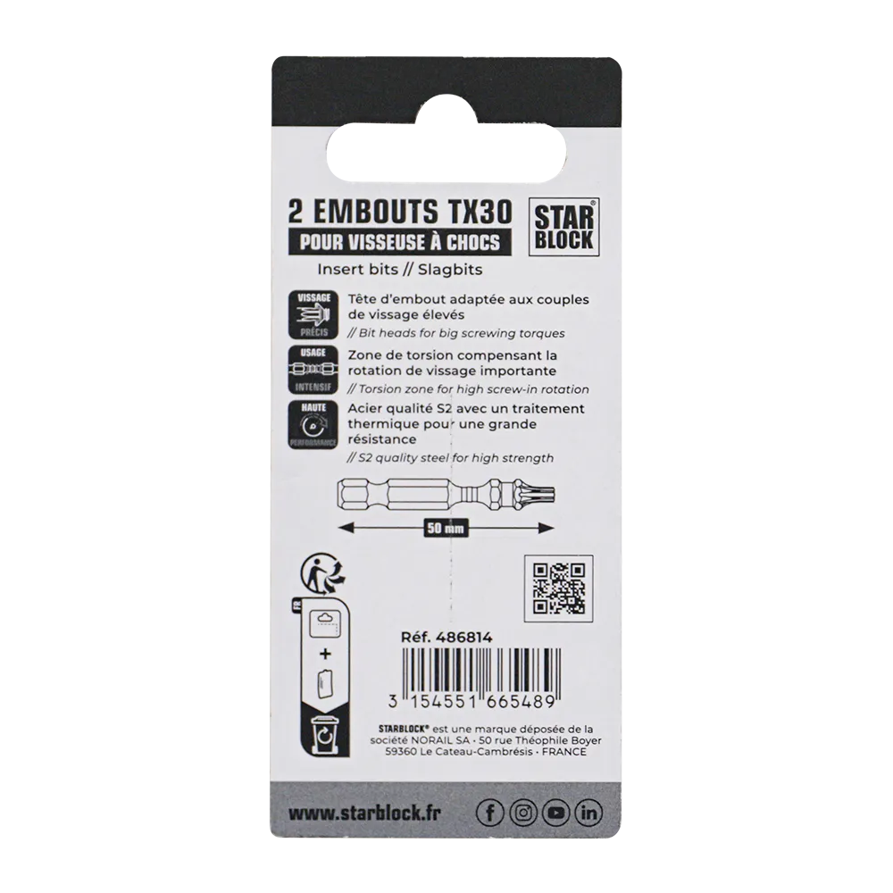 starblock-schrauberbit-torx-t30-50-mm-f-r-schlagschrauber image 3