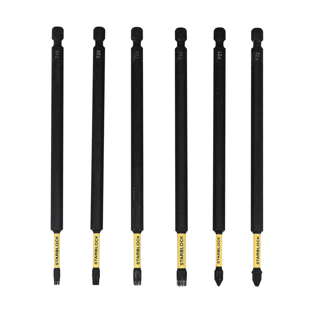 starblock-bit-set-150-mm-torx-pozidriv-6-teilig-mit-karabiner image 2
