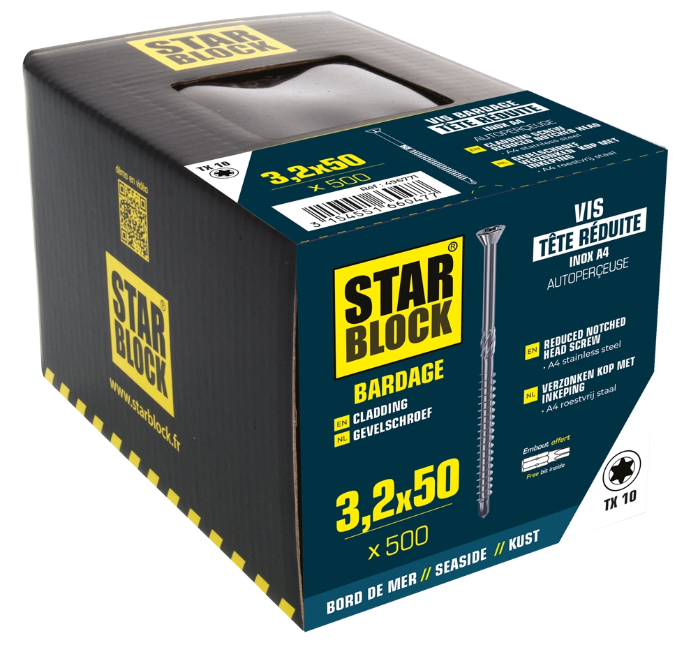 starblock-fassadenschraube-3-2-50-mm-senkkopf-mit-einkerbung-torx-a4-edelstahl image 5