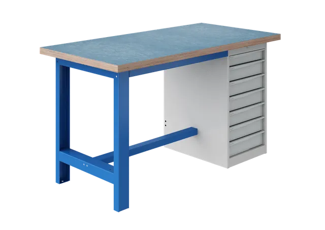 sofame-etablis-si-werkbank-soupledur-40mm-mit-unterschrank image 1