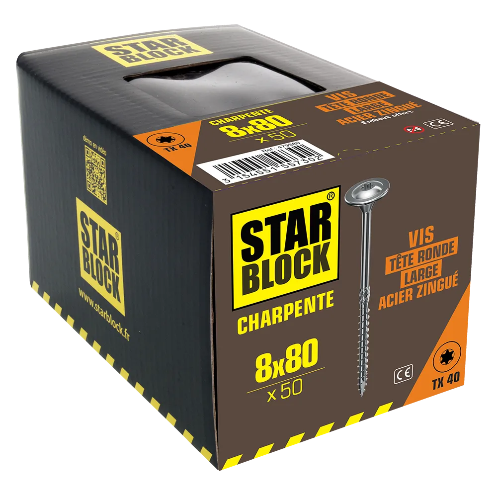 starblock-holzbauschraube-8x80-mm-tellerkopf-torx-verzinkt image 2