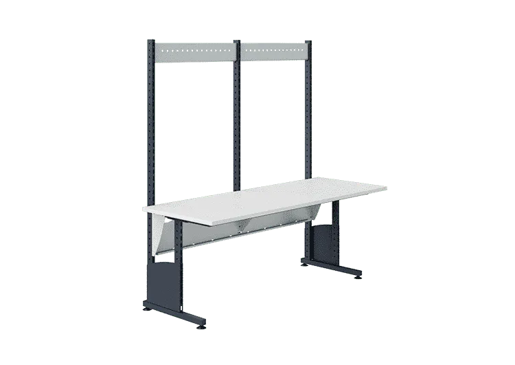 sofame-modulog-4-0-arbeitsplatz-melamin-28mm-mit-superstruktur-h1950mm image 1