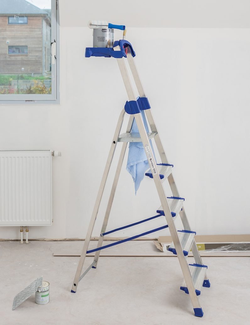 centaure-stepladder-big-step-aluminium-stehleiter-mit-gro-er-werkzeugablage-150- image 1