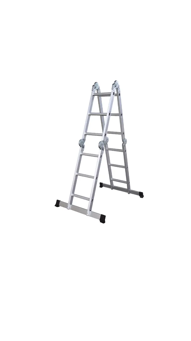 centaure-gelenkleiter-mit-plattform-4-25-m image 1
