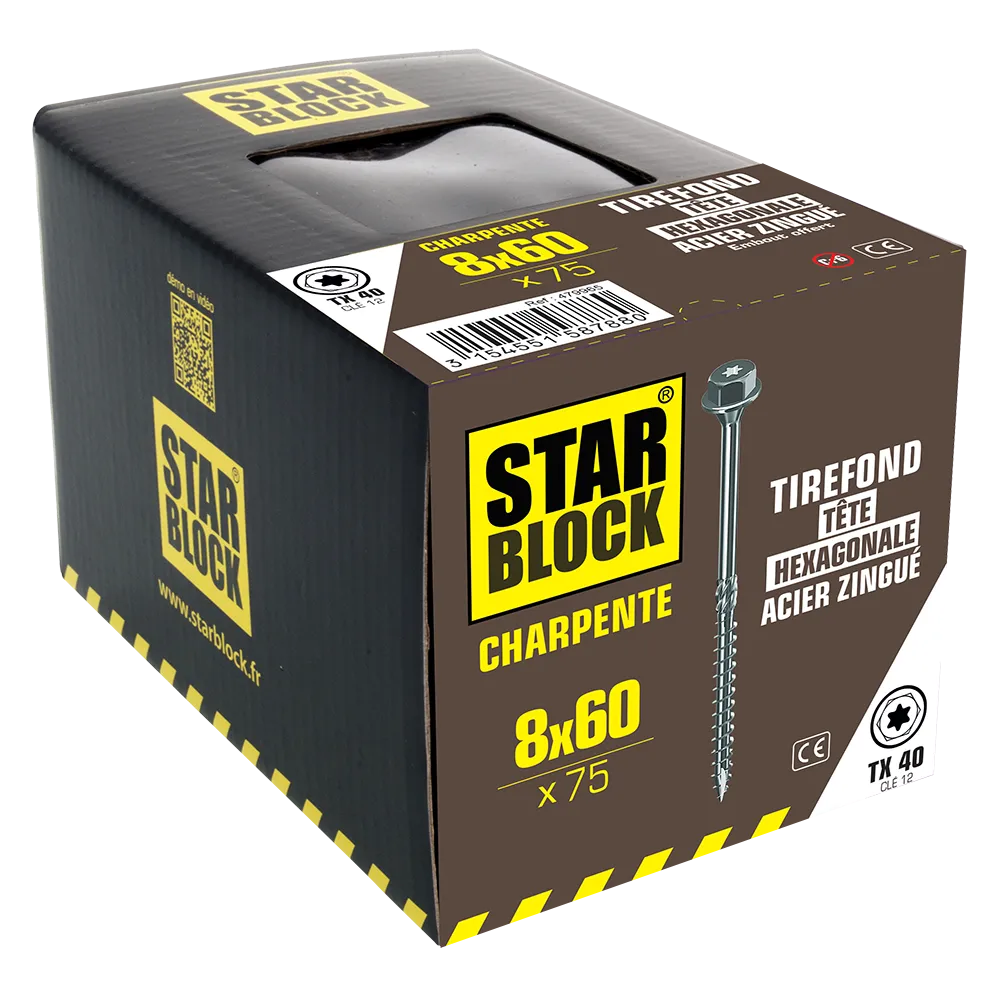 starblock-holzbauschraube-8x60-mm-sechskant-torx-verzinkt image 2