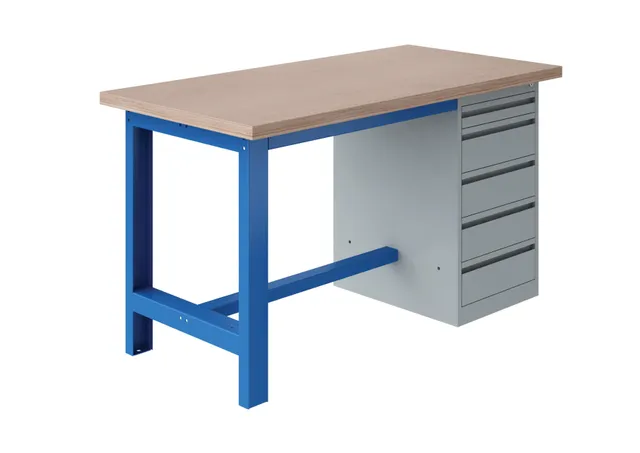 sofame-etablis-si-werkbank-multiplex-40mm-mit-schubladenblock image 1