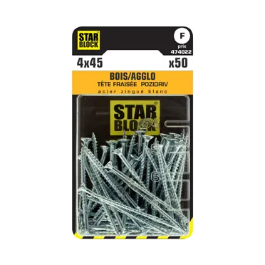 starblock-holz-spanplattenschraube-4x45-senkkopf-pozidriv-verzinkt image 2