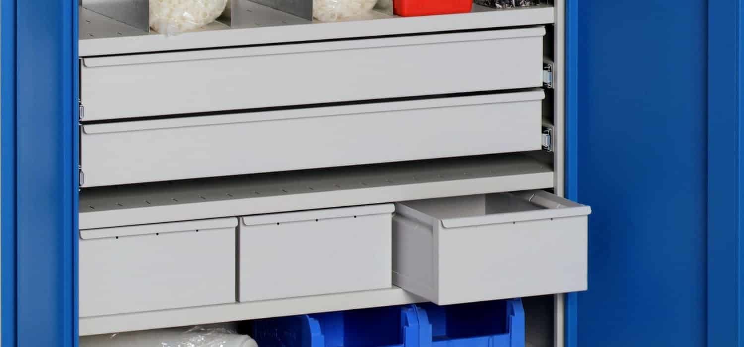 sofame-schrank-ausstattung-l1000xp500-f-r-fl-gelt-ren-schubladen-set-ral7035 image 1