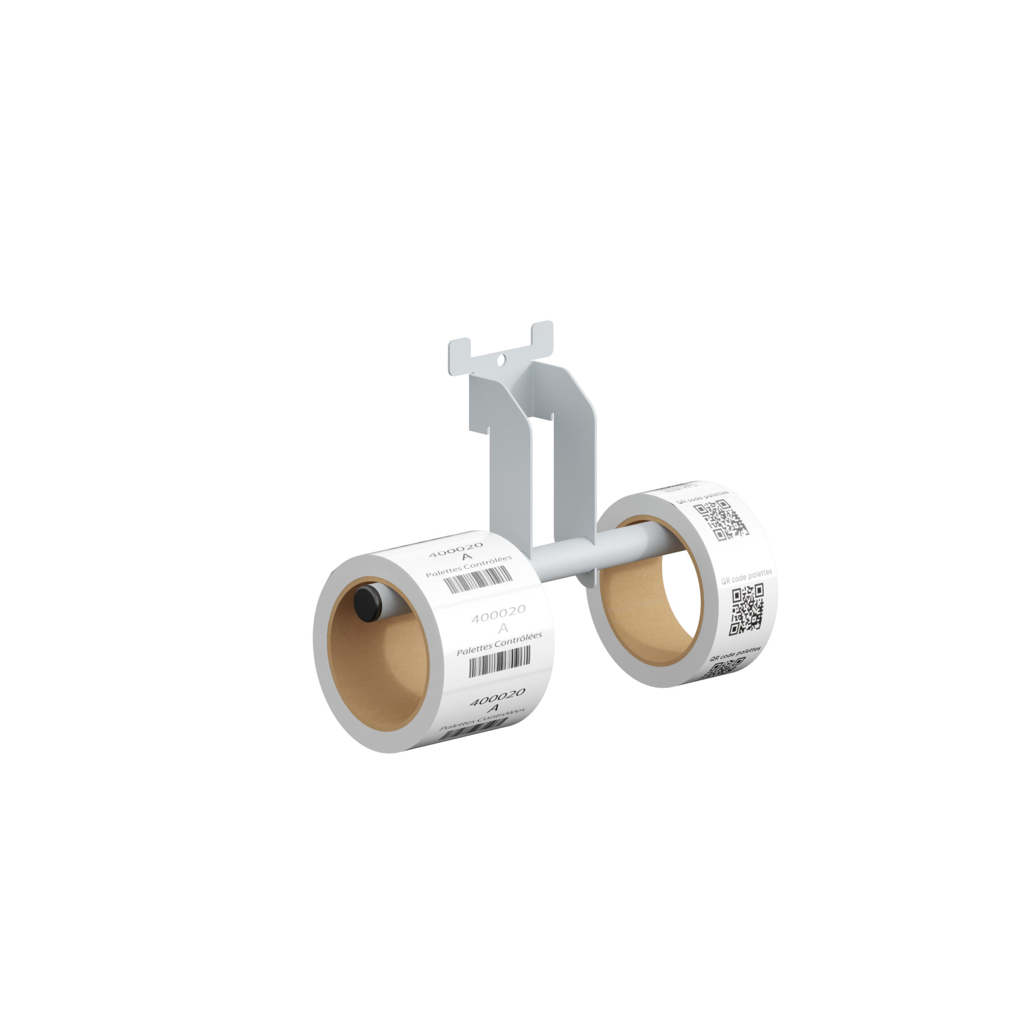 sofame-doppel-etikettenabroller-etikettenhalter-f-r-2-rollen image 2