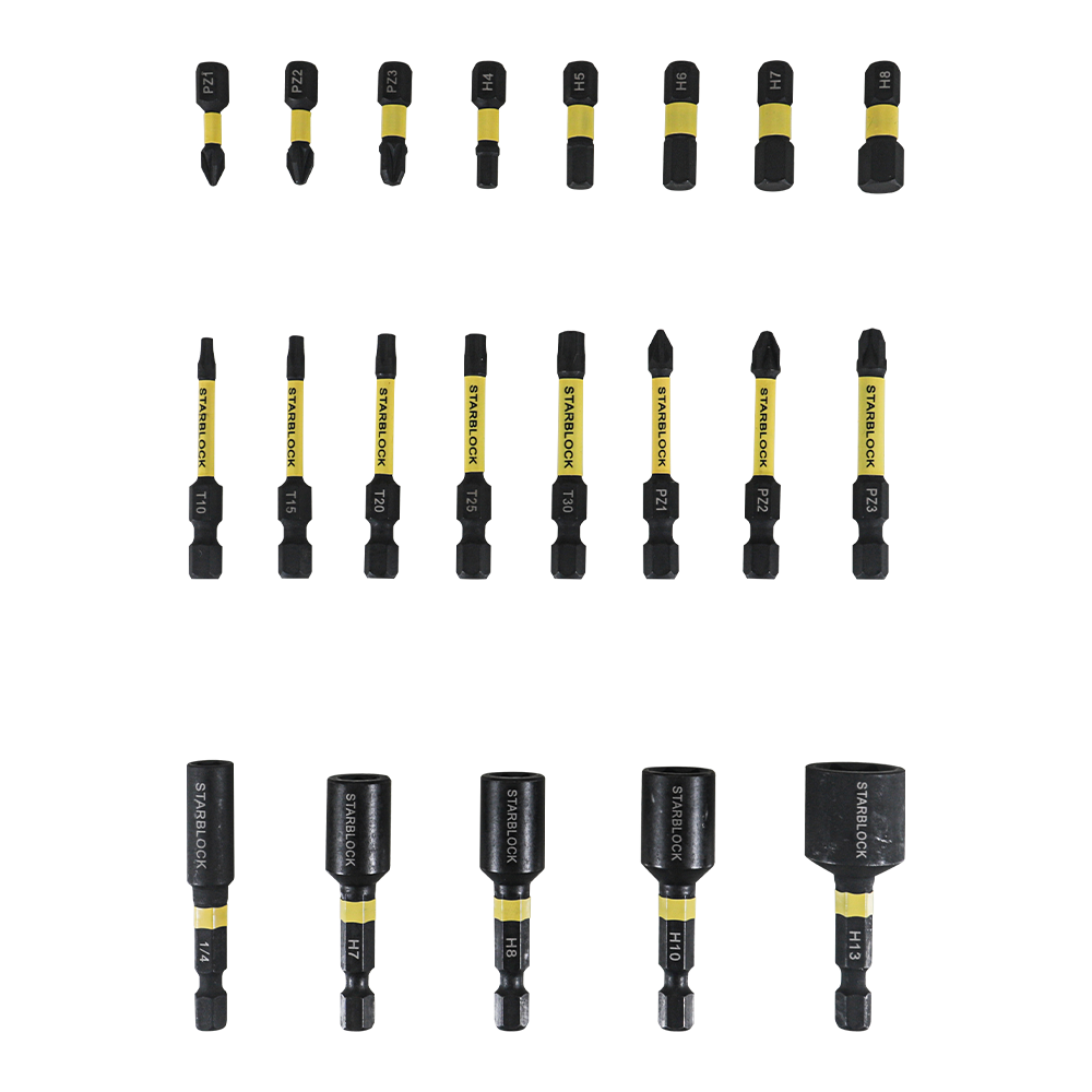 starblock-bit-und-bohrer-set-37-teilig-tx-pz-ph-hex-holzbohrer-impact image 4