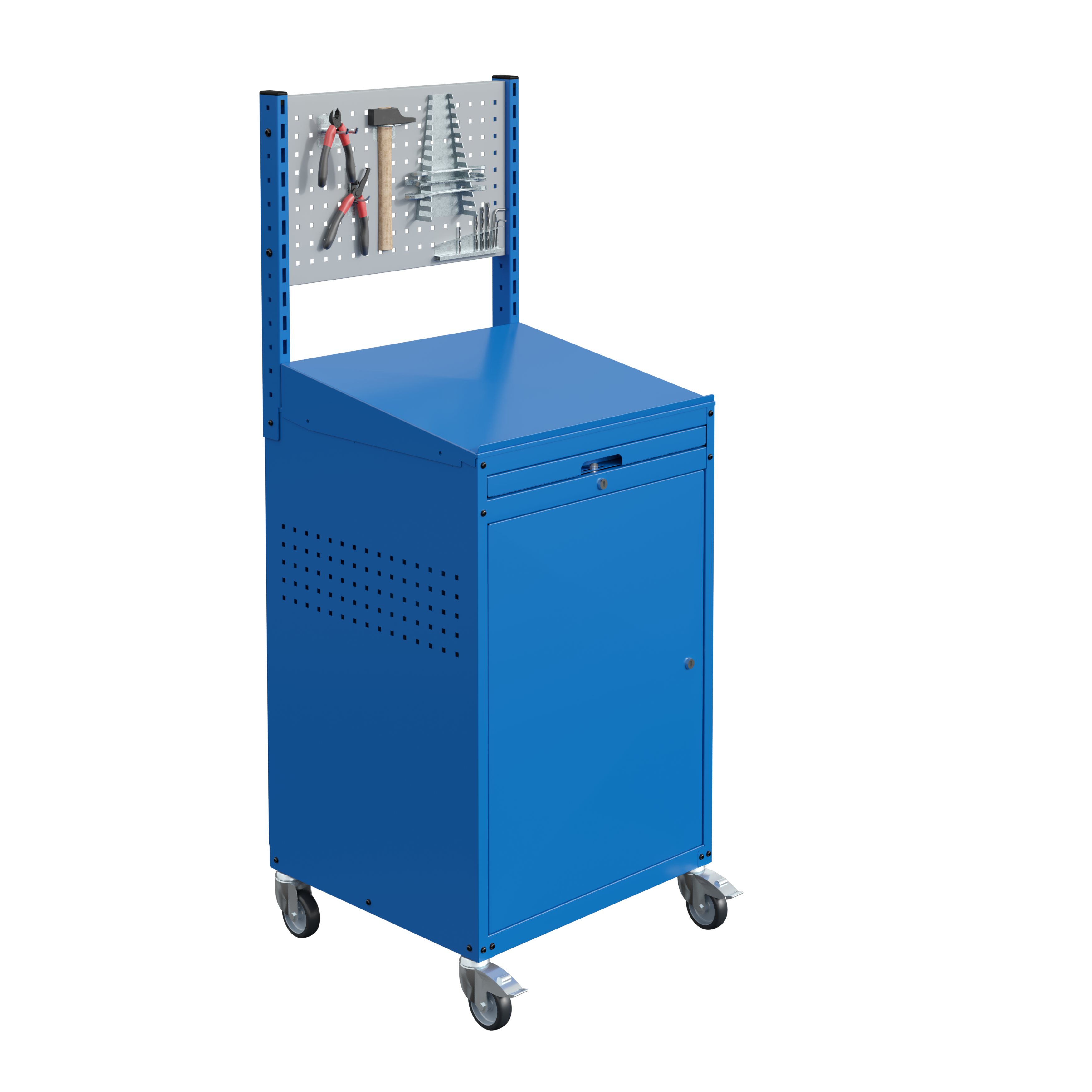 sofame-modulinfo-schrank-mit-schr-ger-pultauflage-und-tastaturauszug image 2