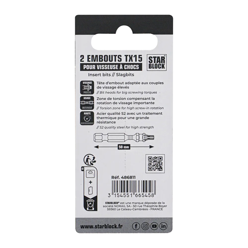 starblock-schrauberbit-torx-t15-50-mm-s2-stahl image 3
