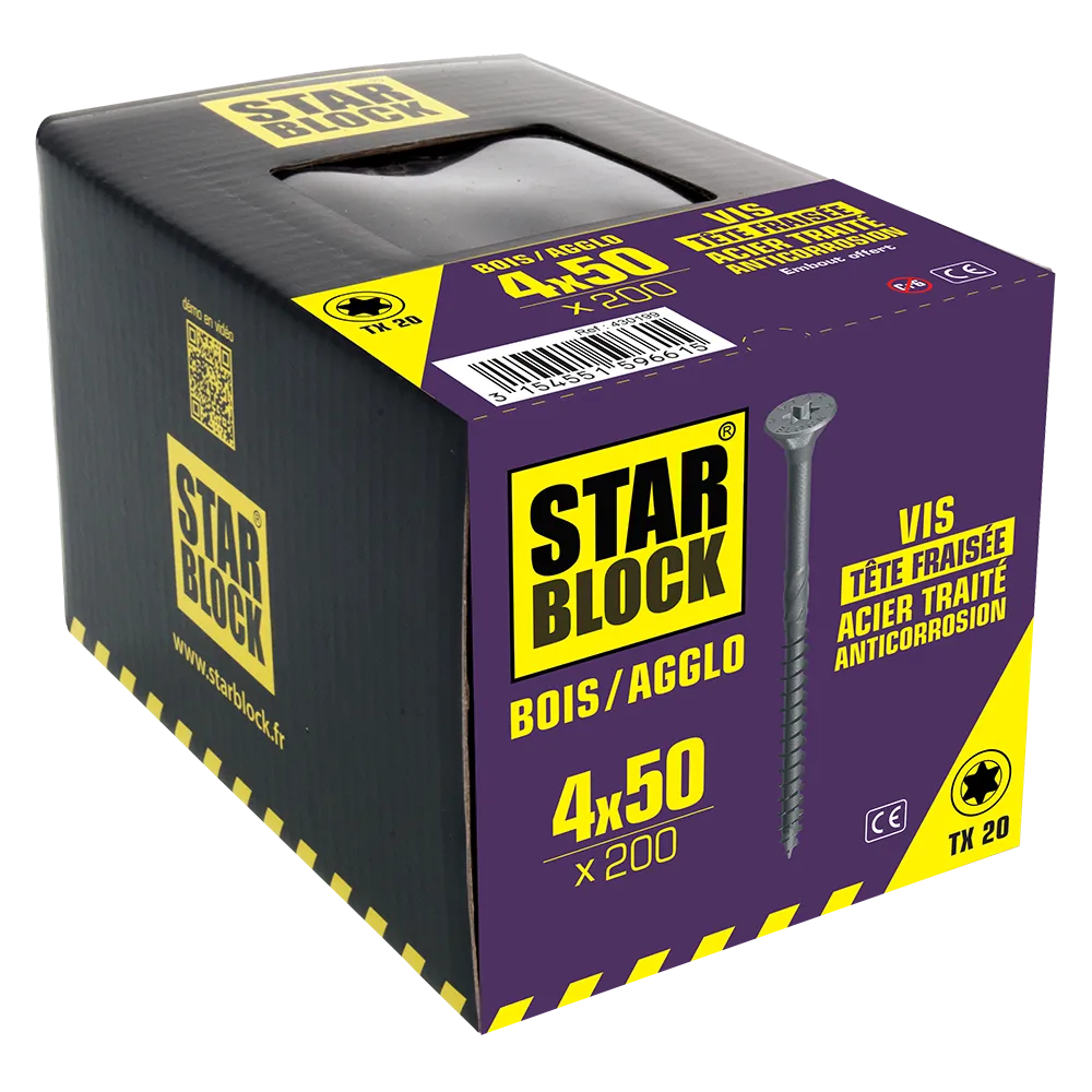 starblock-anticorrosion-holzschraube-4x50-senkkopf-torx-au-en image 2