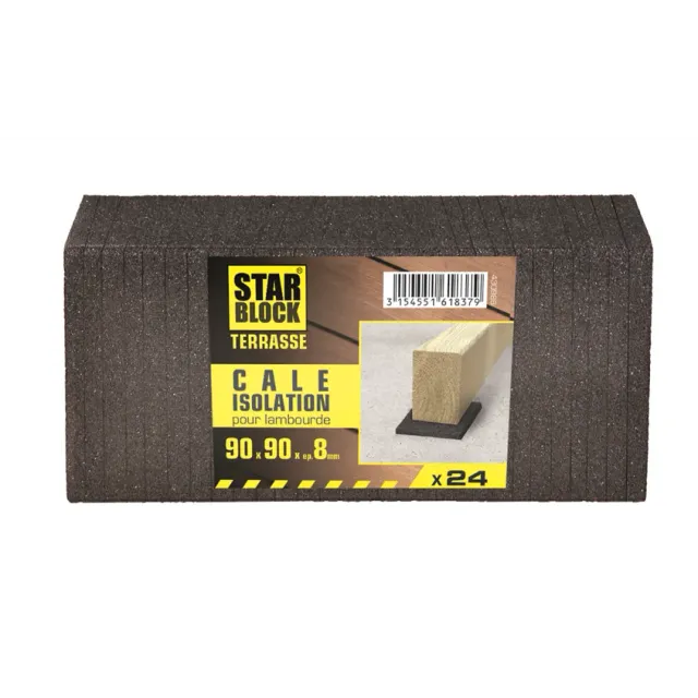 starblock-isolationskeil-unterkonstruktion-90x90x8-mm-24er-pack image 1