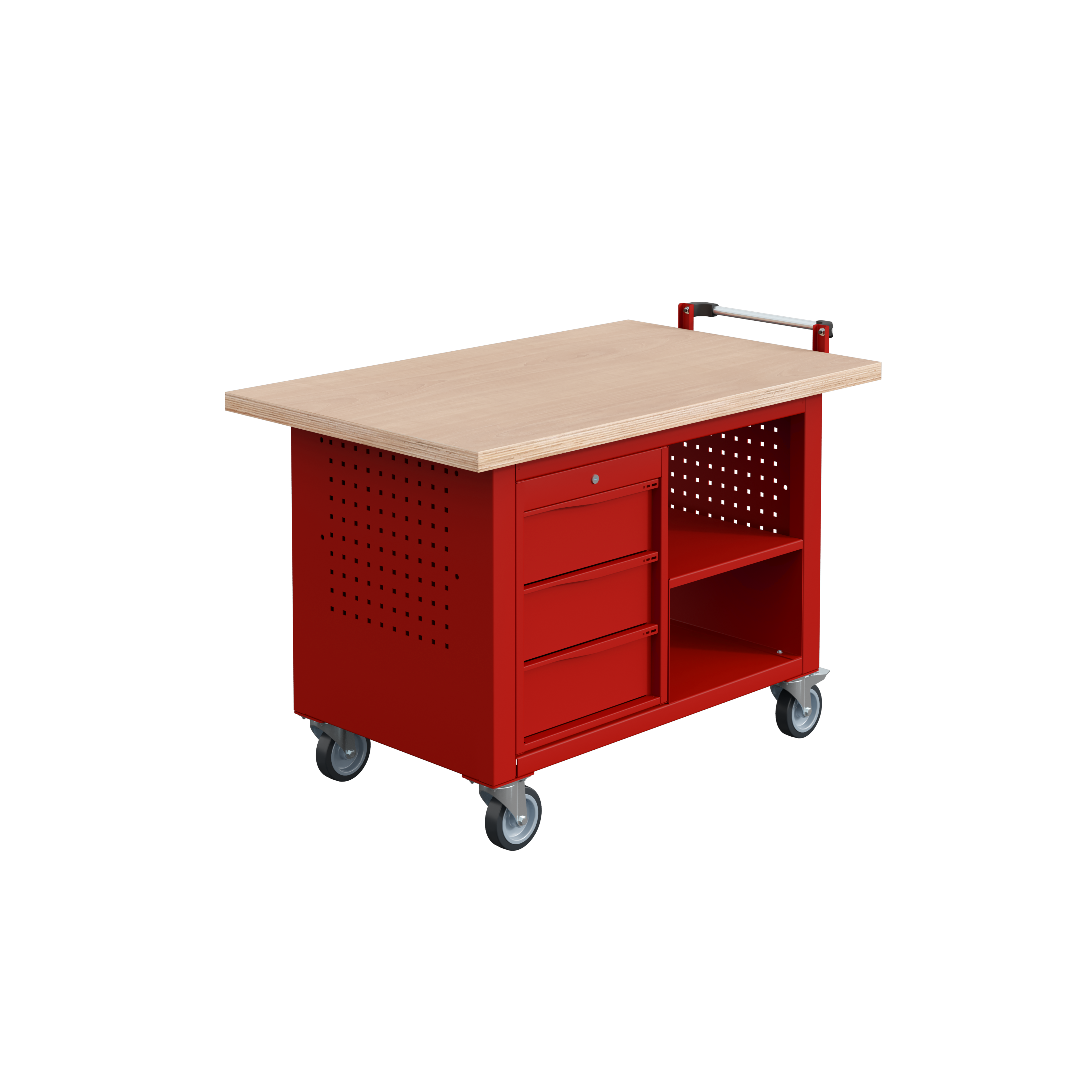 sofame-mobiler-werkbank-sit-multiplex-buche-40mm-mit-rollen image 5