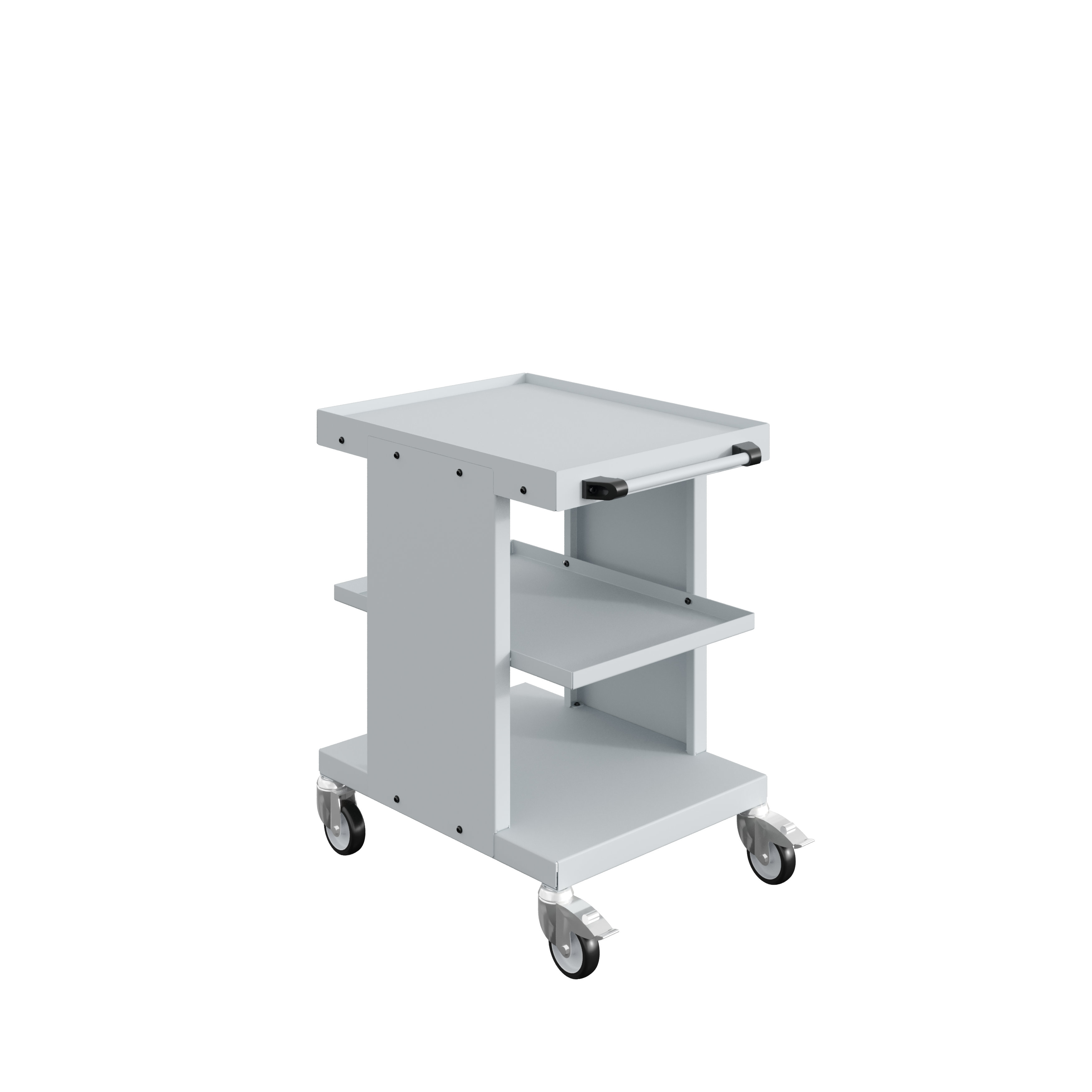 sofame-sv-servierwagen-mit-2-seitenw-nden-150-kg-tragf-hig image 1