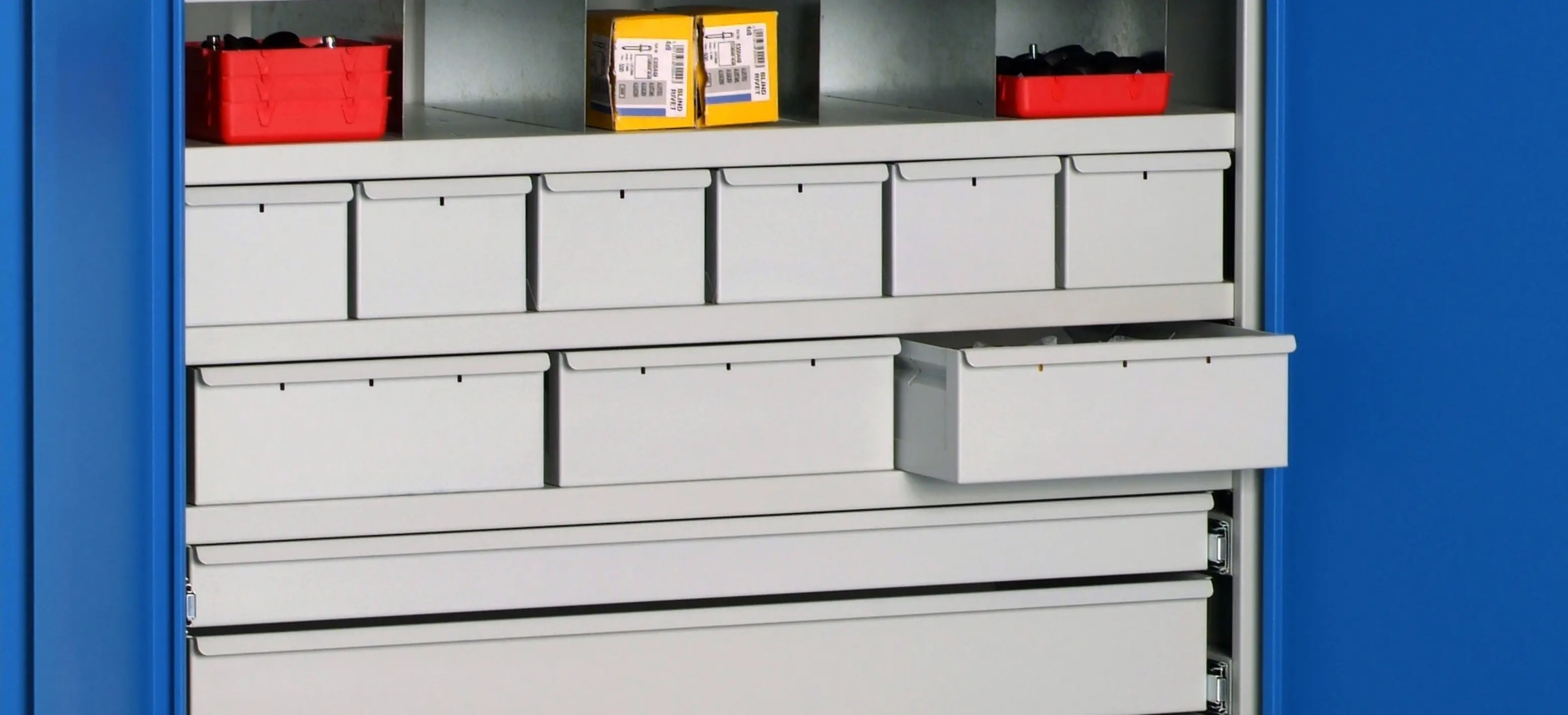 sofame-schrank-ausstattung-l1000xp500-f-r-fl-gelt-ren-schubladen-set-ral7035 image 2