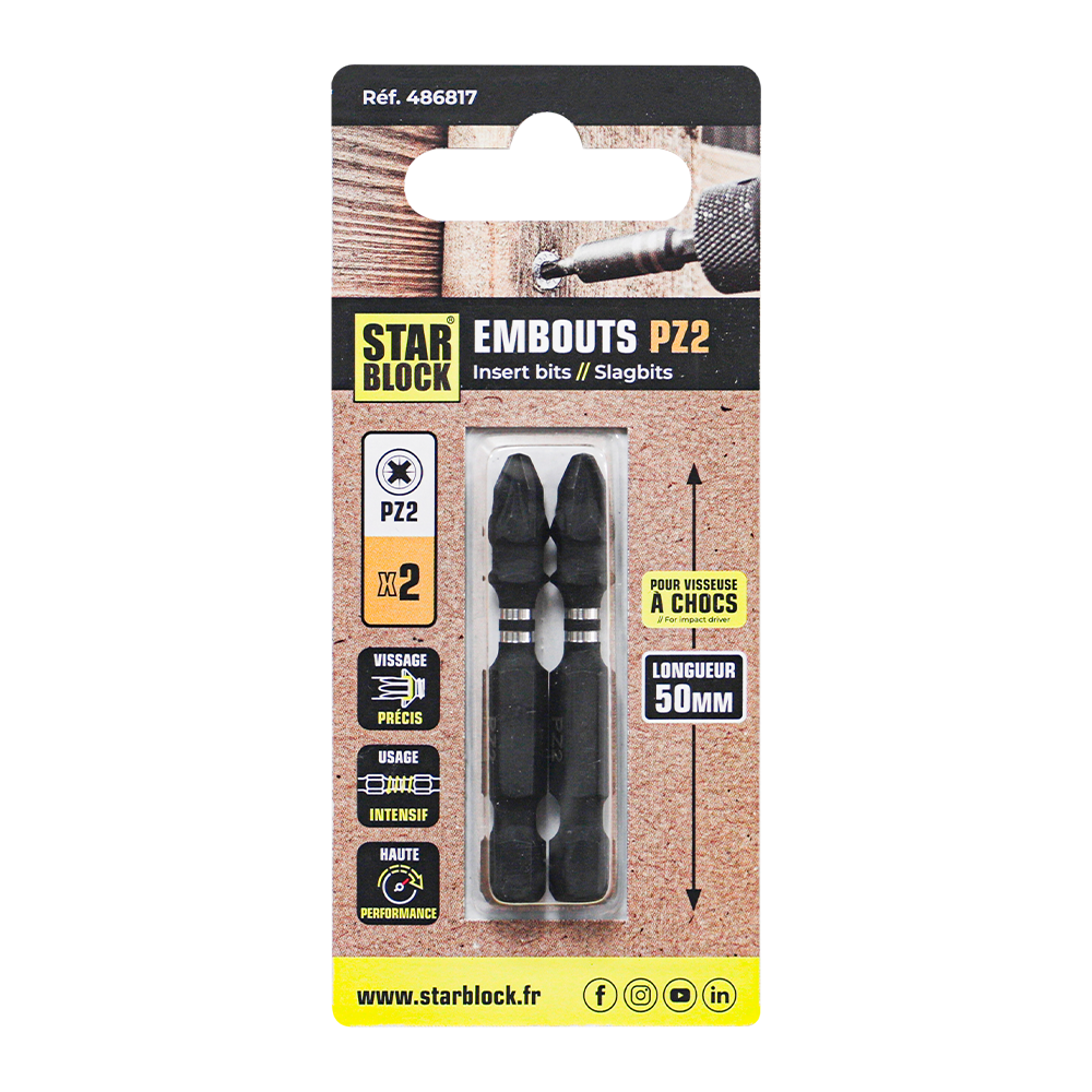starblock-schrauber-bit-pozidriv-pz2-50-mm-s2-stahl image 2