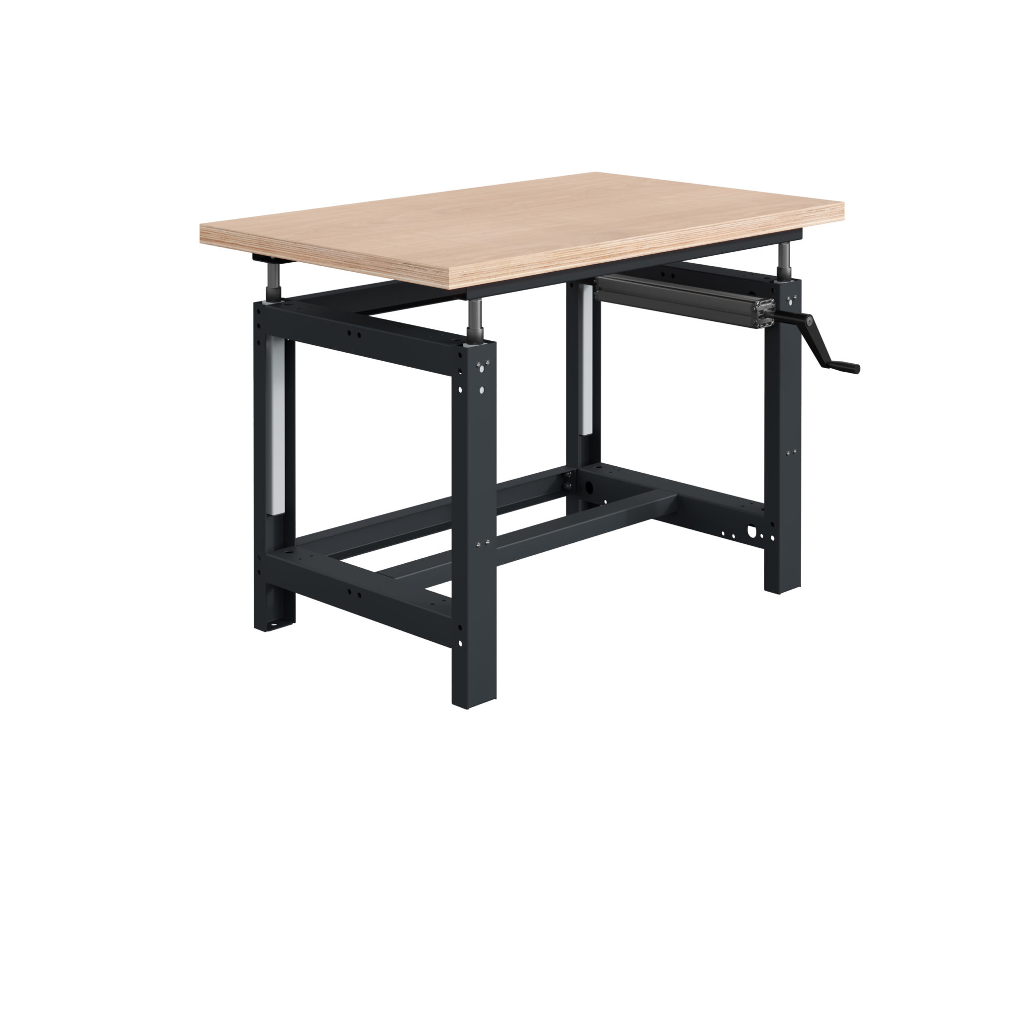sofame-si-werkbank-multiplexplatte-40-mm-h-henverstellbar-per-kurbel-300-kg image 1