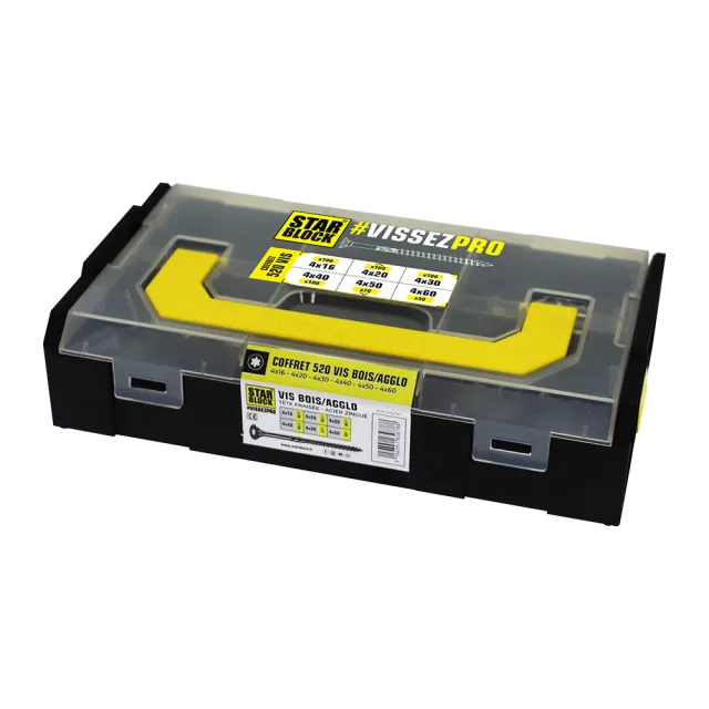 starblock-mini-l-boxx-sortiment-520-holzschrauben image 1