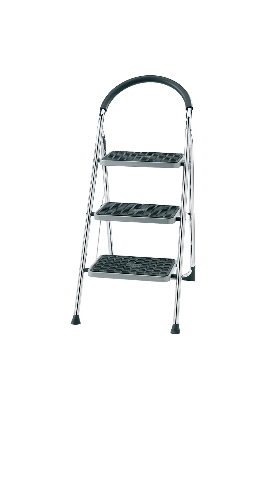 centaure-stepstool-chrome-trittstufe-mit-gel-nder image 1