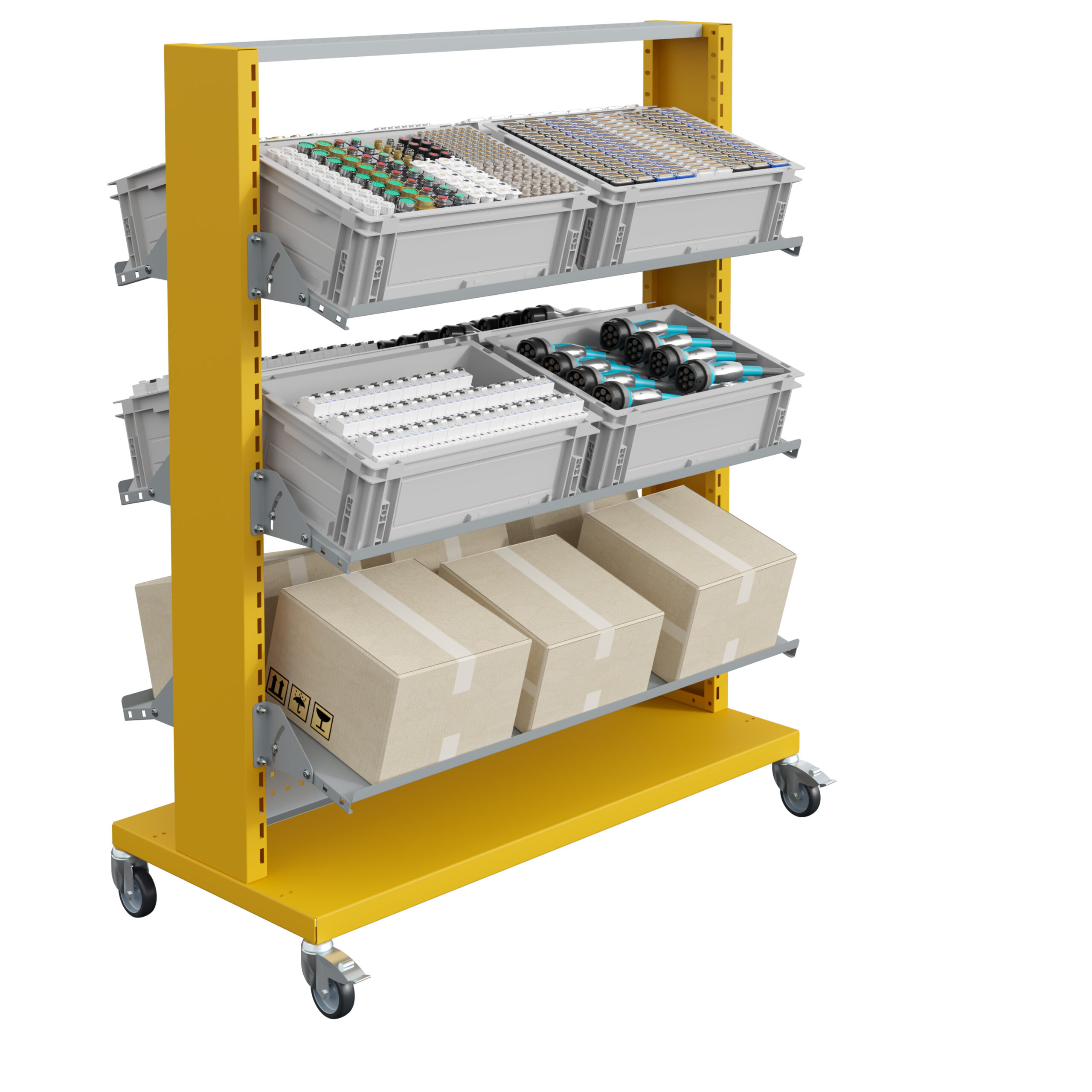 sofame-desserte-fluxo-rollwagen-mit-etagenb-den image 3
