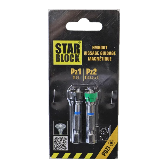 starblock-magnet-bit-pozidriv-lang-2er-blister-schlagfest image 2
