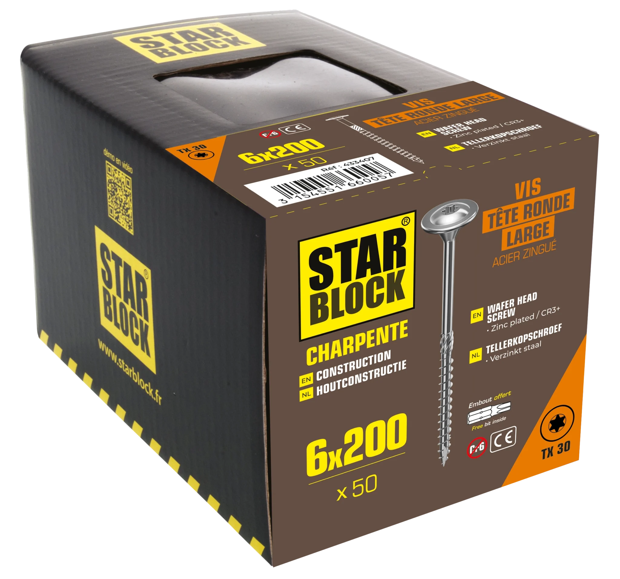 starblock-holzbauschraube-6x200-mm-tellerkopf-torx-verzinkt image 2