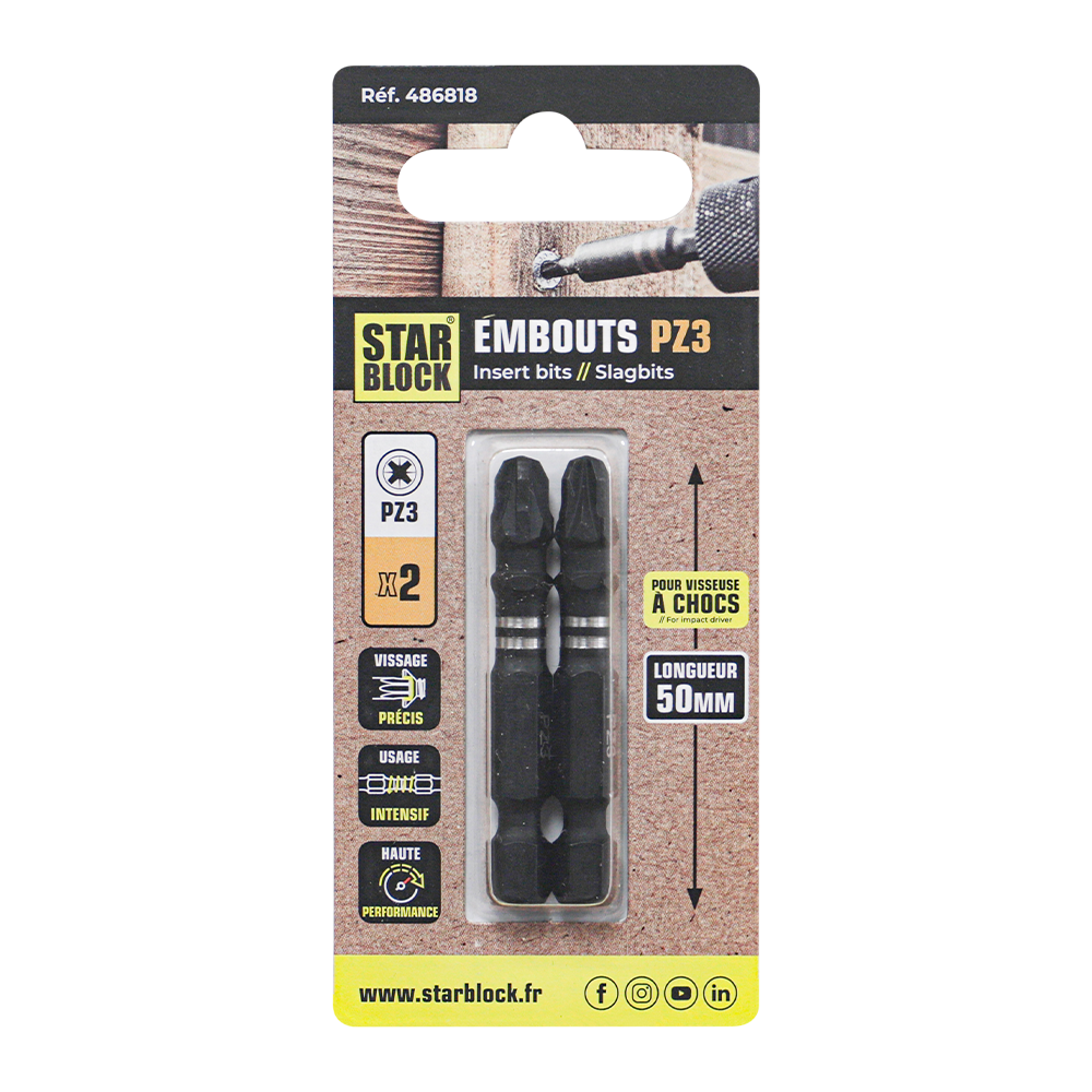 starblock-schrauberbit-pozidriv-pz3-50-mm-s2-stahl image 2