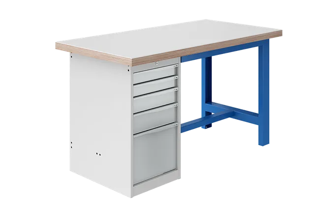 sofame-etablis-si-werkbank-pehd-5-mm-multiplex-40-mm-mit-unterschrank image 1
