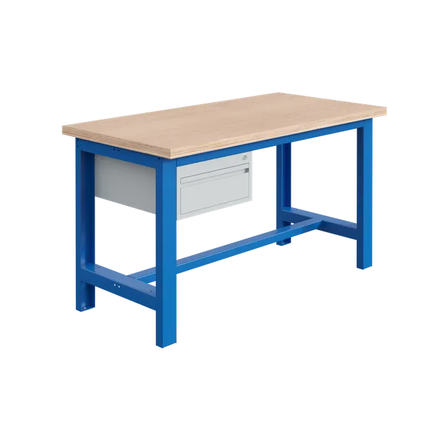 sofame-werkbank-si-multiplex-40-mm-mit-schubladenblock-1500-kg image 1