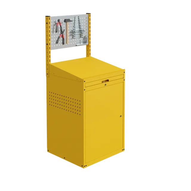 sofame-modulinfo-schrank-mit-schr-ger-pultauflage-und-tastaturauszug image 1