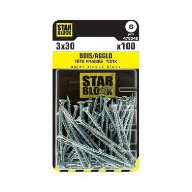 starblock-holz-agglomeratschraube-3x30-mm-senkkopf-torx-stahl-verzinkt image 3