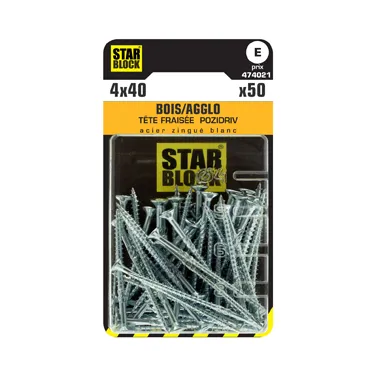 starblock-holz-spanplattenschraube-4x40-mm-senkkopf-pozidrive-verzinkt image 2
