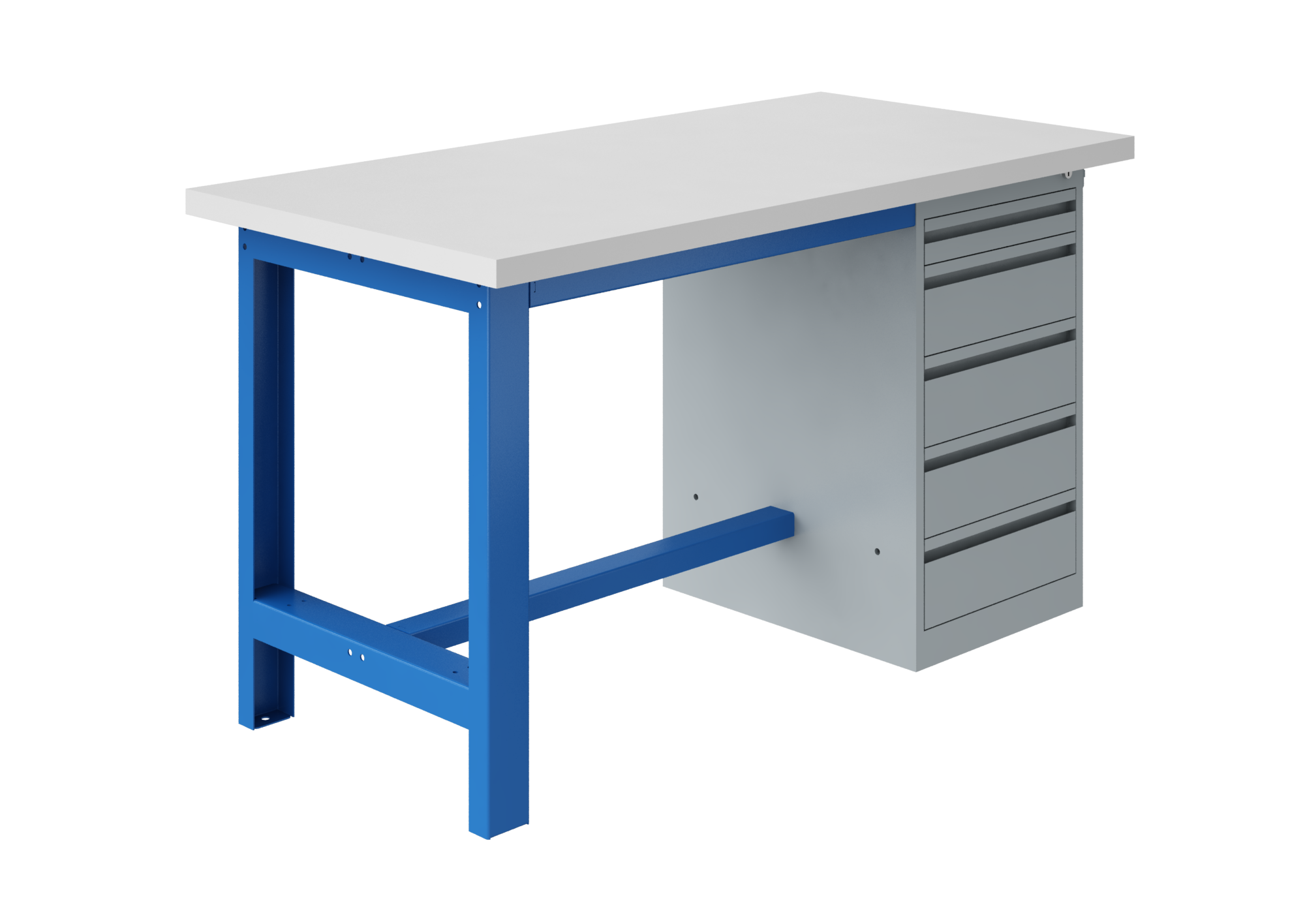 sofame-werkbank-si-resitop-40-mm-mit-schubladenblock image 1