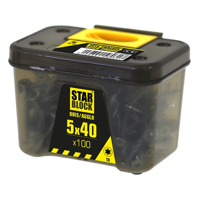 starblock-holz-spanplattenschraube-5x40-senkkopf-torx-verzinkter-stahl image 4