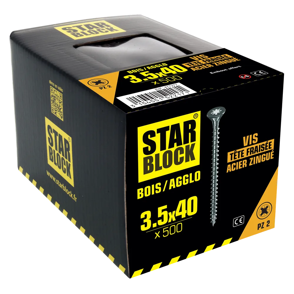 starblock-holz-spanplattenschraube-3-5x40-mm-senkkopf-pozidriv-verzinkt image 3